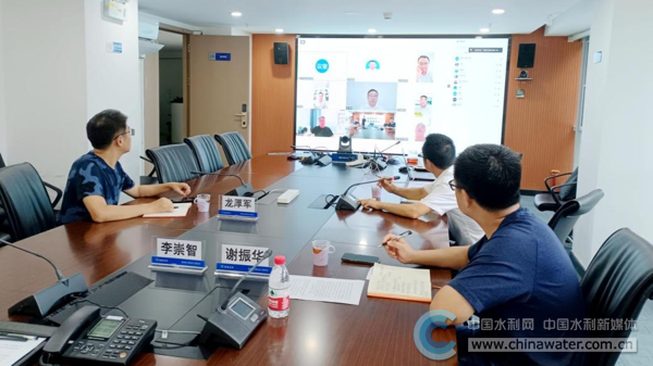 视频会议对防台风工作进行再动员、再部署